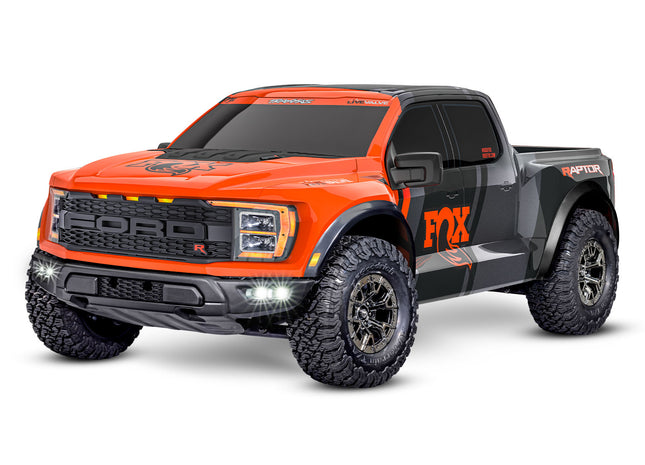 Traxxas Ford Raptor R 4x4 Ultimate VXL Brushless RTR 1/10 4WD Truck  (Fox 1 Black / Fox 2 Orange / FOXSE Gold) — #101177-4