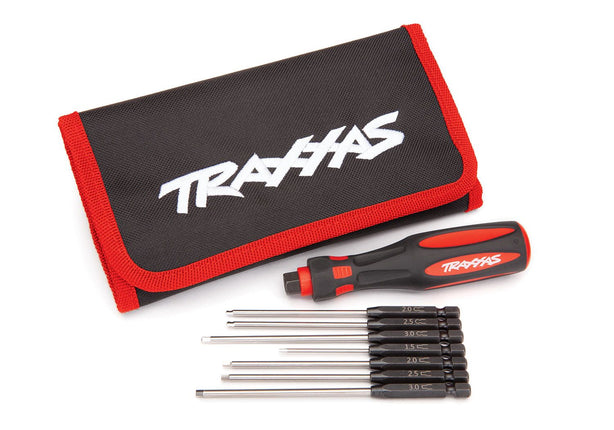 Traxxas 7-Piece Metric Hex Bit Master Set w/Carrying Case (1.5mm, 2mm, 2.5mm, 3mm) (8711)
