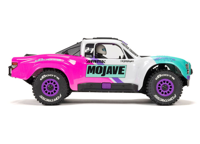 Arrma 1/16 MOJAVE GROM 223S DSC 4X4 RTR Brushless Desert Truck (Teal/Pink or White/Blue) (Battery & Charger Included)