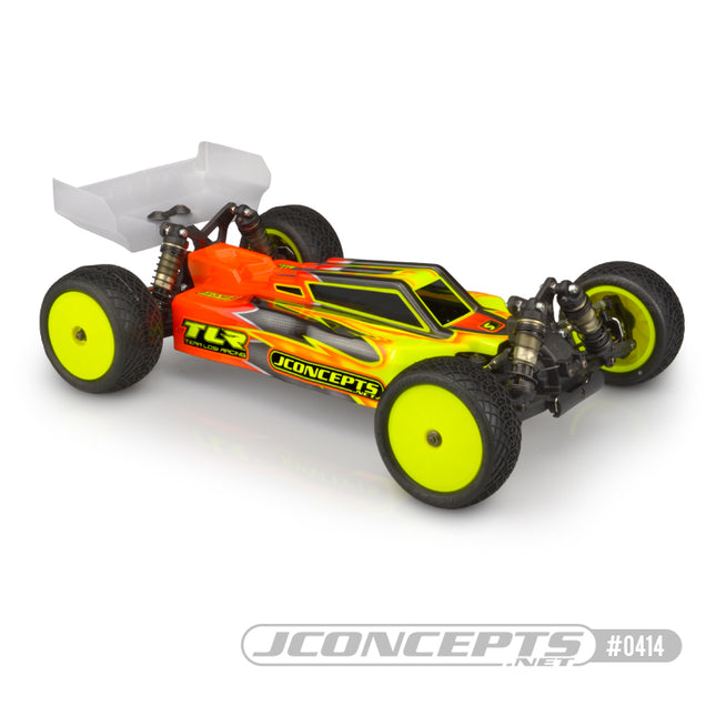JConcepts TLR 22X-4 “F2” 1/10 Buggy Body w/ S-Type Wing (Clear) (0414)