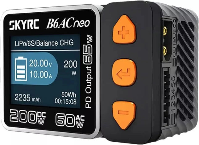 SkyRC B6ACneo AD/DC Smart Battery Balance Charger (US Plug) – SK-100200-02