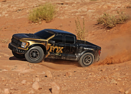 Traxxas Ford Raptor R 4x4 Ultimate VXL Brushless RTR 1/10 4WD Truck  (Fox 1 Black / Fox 2 Orange / FOXSE Gold) — #101177-4