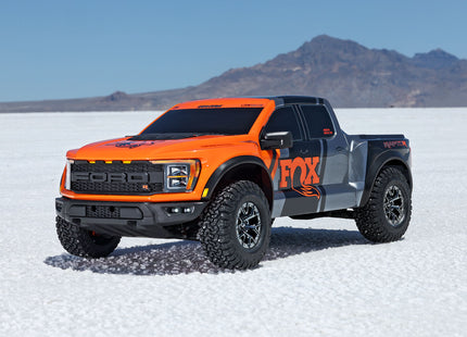 Traxxas Ford Raptor R 4x4 Ultimate VXL Brushless RTR 1/10 4WD Truck  (Fox 1 Black / Fox 2 Orange / FOXSE Gold) — #101177-4