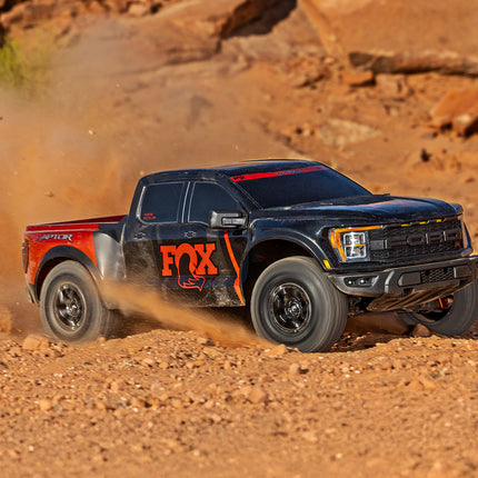 Traxxas Ford Raptor R 4x4 Ultimate VXL Brushless RTR 1/10 4WD Truck  (Fox 1 Black / Fox 2 Orange / FOXSE Gold) — #101177-4