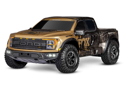 Traxxas Ford Raptor R 4x4 Ultimate VXL Brushless RTR 1/10 4WD Truck  (Fox 1 Black / Fox 2 Orange / FOXSE Gold) — #101177-4