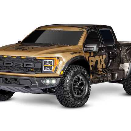 Traxxas Ford Raptor R 4x4 Ultimate VXL Brushless RTR 1/10 4WD Truck  (Fox 1 Black / Fox 2 Orange / FOXSE Gold) — #101177-4