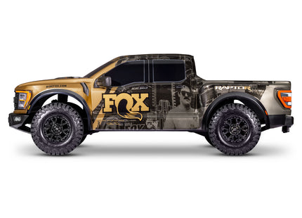 Traxxas Ford Raptor R 4x4 Ultimate VXL Brushless RTR 1/10 4WD Truck  (Fox 1 Black / Fox 2 Orange / FOXSE Gold) — #101177-4