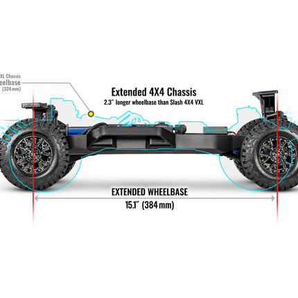 Traxxas Ford Raptor R 4x4 Ultimate VXL Brushless RTR 1/10 4WD Truck  (Fox 1 Black / Fox 2 Orange / FOXSE Gold) — #101177-4