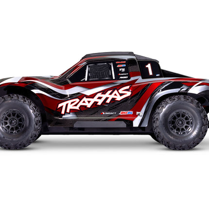 Traxxas Maxx® Slash® 6S 1/10 RTR 4x4 Brushless Short Course Truck (Red) w/ TQi™ 2.4GHz Radio & Link Module