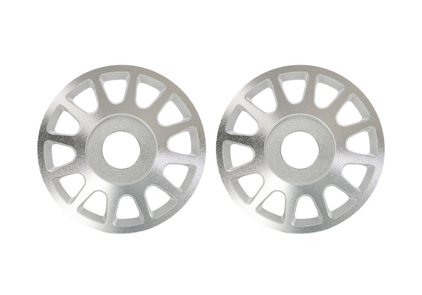 TRAXXAS Pro Scale Silver Aluminum Wheel Centers (2) – 10274-SLVR
