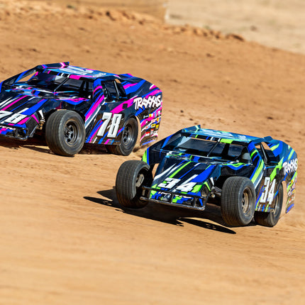 Traxxas Slash Modified 1/10 RTR 2WD Dirt Oval Racer (Blue, Green, Orange, Pink or Red) w/TQ 2.4GHz Radio (104354-74)