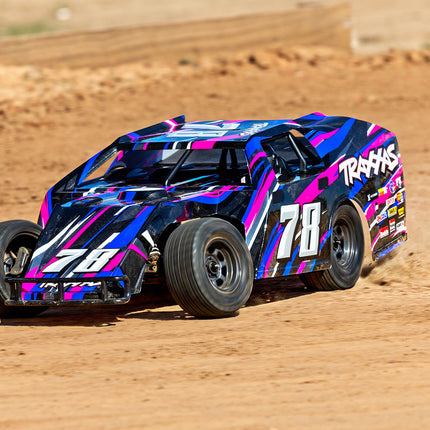 Traxxas Slash Modified 1/10 RTR 2WD Dirt Oval Racer (Blue, Green, Orange, Pink or Red) w/TQ 2.4GHz Radio (104354-74)