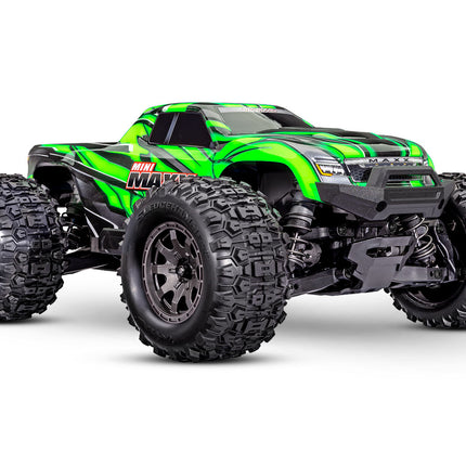 Traxxas Mini Maxx® Brushless 1/16 4WD RTR Monster Truck (Black, Blue, Green OR Orange) w/TQ™ 2.4GHz Radio, Battery & Charger