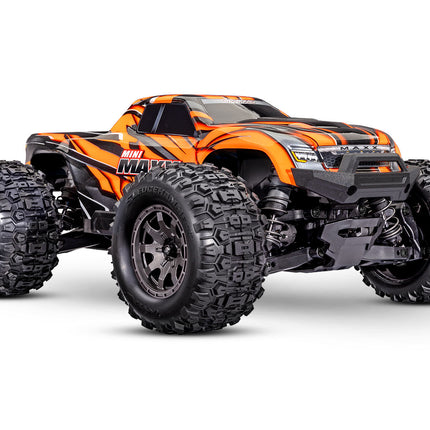 Traxxas Mini Maxx® Brushless 1/16 4WD RTR Monster Truck (Black, Blue, Green OR Orange) w/TQ™ 2.4GHz Radio, Battery & Charger