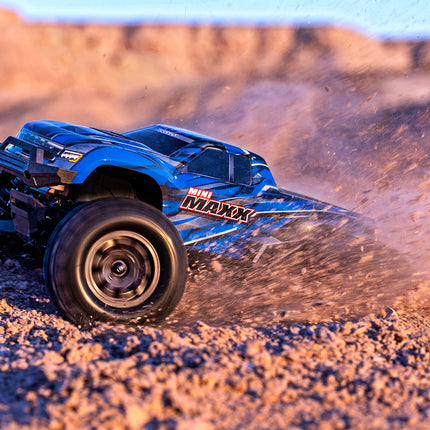 Traxxas Mini Maxx® Brushless 1/16 4WD RTR Monster Truck (Black, Blue, Green OR Orange) w/TQ™ 2.4GHz Radio, Battery & Charger