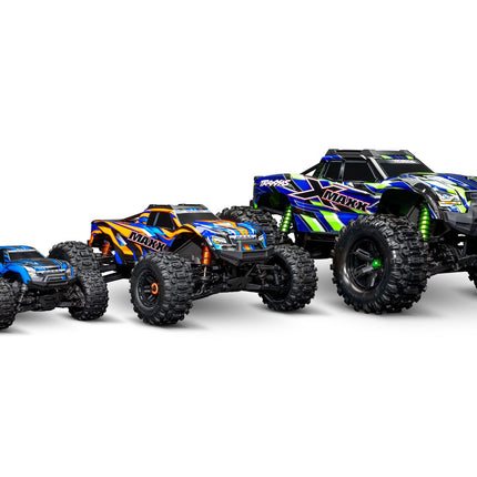 Traxxas Mini Maxx® Brushless 1/16 4WD RTR Monster Truck (Black, Blue, Green OR Orange) w/TQ™ 2.4GHz Radio, Battery & Charger