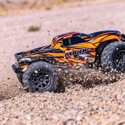Traxxas Mini Maxx® Brushless 1/16 4WD RTR Monster Truck (Black, Blue, Green OR Orange) w/TQ™ 2.4GHz Radio, Battery & Charger