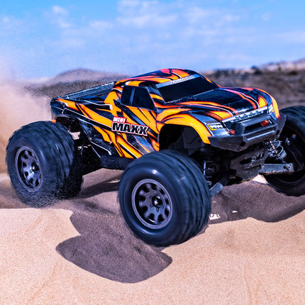 Traxxas Mini Maxx® Brushless 1/16 4WD RTR Monster Truck (Black, Blue, Green OR Orange) w/TQ™ 2.4GHz Radio, Battery & Charger