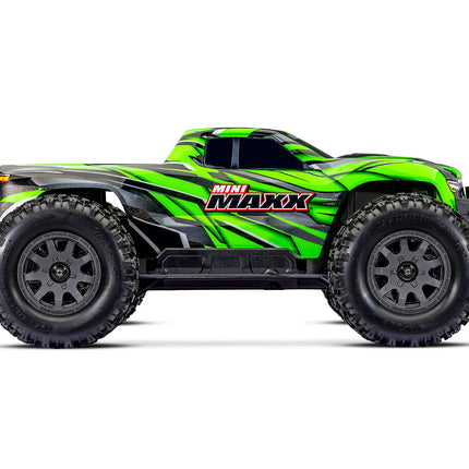 Traxxas Mini Maxx® Brushless 1/16 4WD RTR Monster Truck (Black, Blue, Green OR Orange) w/TQ™ 2.4GHz Radio, Battery & Charger