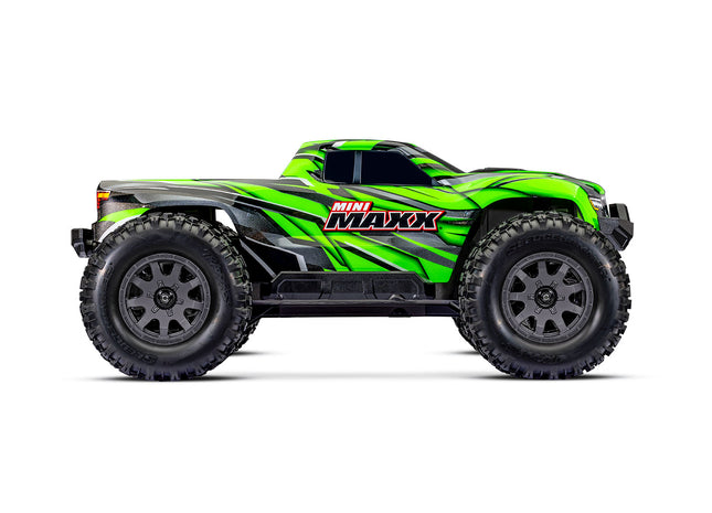 Traxxas Mini Maxx® Brushless 1/16 4WD RTR Monster Truck (Black, Blue, Green OR Orange) w/TQ™ 2.4GHz Radio, Battery & Charger
