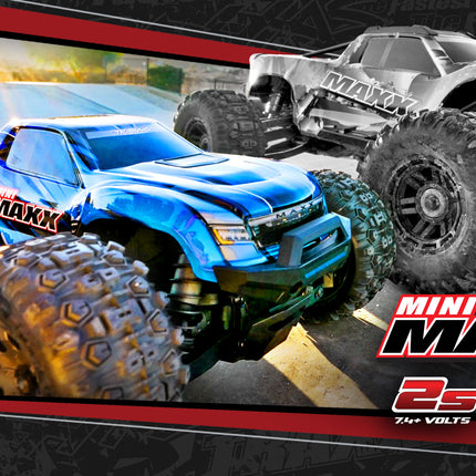 Traxxas Mini Maxx® Brushless 1/16 4WD RTR Monster Truck (Black, Blue, Green OR Orange) w/TQ™ 2.4GHz Radio, Battery & Charger