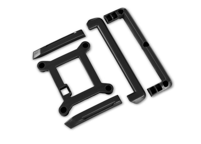 Traxxas Mini Maxx® Roof Skid Plate & Tailgate Protector Set (Black) – 10717