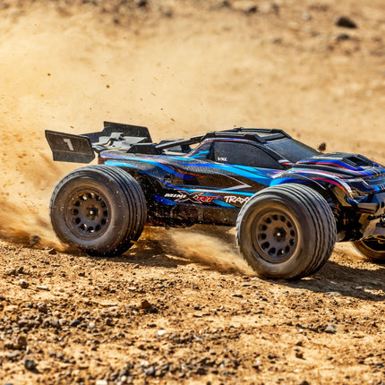 Traxxas Mini XRT® Brushless 1/16 4WD RTR Monster Truck (Blue, Orange, Red, or Green) w/TQi 2.4GHz Radio, Battery & USB-C Charger Part Number: 108076-1