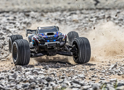 Traxxas Mini XRT® Brushless 1/16 4WD RTR Monster Truck (Blue, Orange, Red, or Green) w/TQi 2.4GHz Radio, Battery & USB-C Charger Part Number: 108076-1