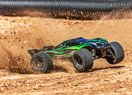 Traxxas Mini XRT® Brushless 1/16 4WD RTR Monster Truck (Blue, Orange, Red, or Green) w/TQi 2.4GHz Radio, Battery & USB-C Charger Part Number: 108076-1