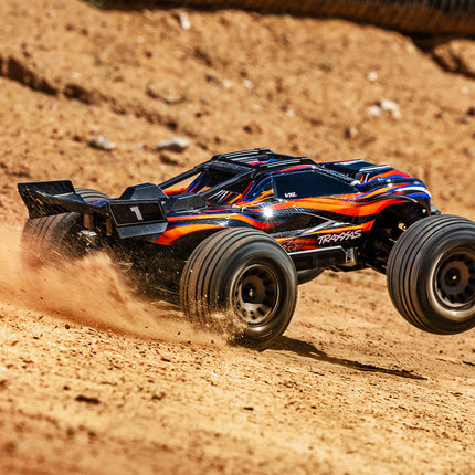 Traxxas Mini XRT® Brushless 1/16 4WD RTR Monster Truck (Blue, Orange, Red, or Green) w/TQi 2.4GHz Radio, Battery & USB-C Charger Part Number: 108076-1
