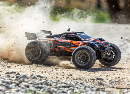 Traxxas Mini XRT® Brushless 1/16 4WD RTR Monster Truck (Blue, Orange, Red, or Green) w/TQi 2.4GHz Radio, Battery & USB-C Charger Part Number: 108076-1