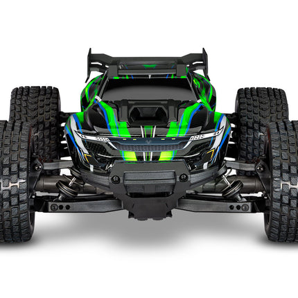 Traxxas Mini XRT® Brushless 1/16 4WD RTR Monster Truck (Blue, Orange, Red, or Green) w/TQi 2.4GHz Radio, Battery & USB-C Charger Part Number: 108076-1