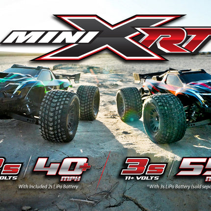 Traxxas Mini XRT® Brushless 1/16 4WD RTR Monster Truck (Blue, Orange, Red, or Green) w/TQi 2.4GHz Radio, Battery & USB-C Charger Part Number: 108076-1