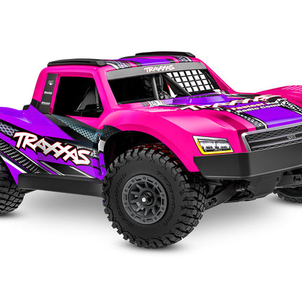 Traxxas Mini Slash® Brushless 1/16 4WD RTR Short Course Truck – 108164-1 (Yellow, Pink, Green, Orange)