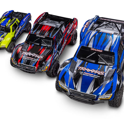 Traxxas Mini Slash® Brushless 1/16 4WD RTR Short Course Truck – 108164-1 (Yellow, Pink, Green, Orange)