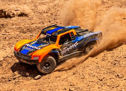 Traxxas Mini Slash® Brushless 1/16 4WD RTR Short Course Truck – 108164-1 (Yellow, Pink, Green, Orange)