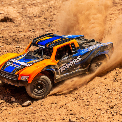 Traxxas Mini Slash® Brushless 1/16 4WD RTR Short Course Truck – 108164-1 (Yellow, Pink, Green, Orange)