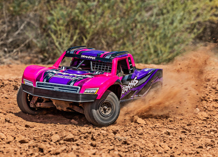 Traxxas Mini Slash® Brushless 1/16 4WD RTR Short Course Truck – 108164-1 (Yellow, Pink, Green, Orange)