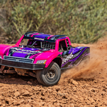 Traxxas Mini Slash® Brushless 1/16 4WD RTR Short Course Truck – 108164-1 (Yellow, Pink, Green, Orange)