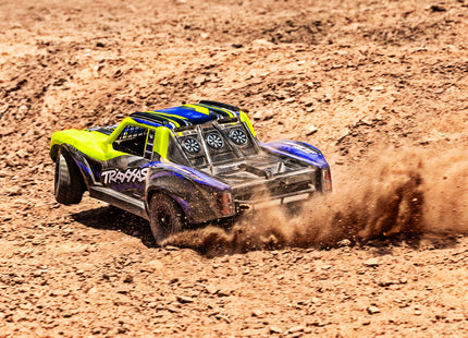 Traxxas Mini Slash® Brushless 1/16 4WD RTR Short Course Truck – 108164-1 (Yellow, Pink, Green, Orange)