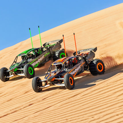 Traxxas Funco® Pro Scale® 2WD Brushless RTR Sand Car w/TQi 2.4GHz Radio, Link Module & TSM – Available in Red, Orange, Green, or Blue