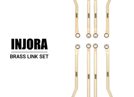 INJORA Brass High Clearance Links for 1/18 TRX4M High Trail K10 & F150 – 4M-97 (Brass or Black Brass)