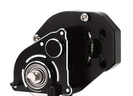 INJORA CNC Aluminum Complete Transmission Gearbox for Axial SCX24 & AX24 – SCX24-130 (Red or Black)