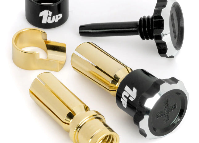 1up Racing Lockdown Adjustable Bullet Plugs (Multiple Colors Available!)