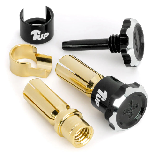 1up Racing Lockdown Adjustable Bullet Plugs (Multiple Colors Available!)