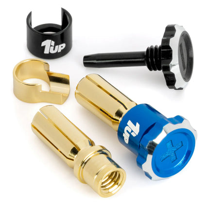 1up Racing Lockdown Adjustable Bullet Plugs (Multiple Colors Available!)