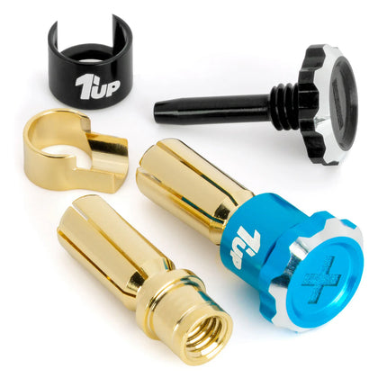 1up Racing Lockdown Adjustable Bullet Plugs (Multiple Colors Available!)