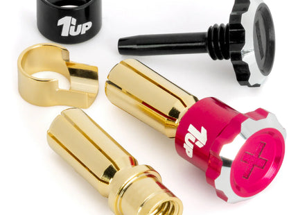 1up Racing Lockdown Adjustable Bullet Plugs (Multiple Colors Available!)