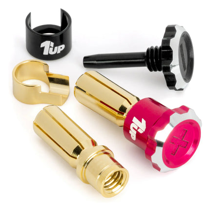 1up Racing Lockdown Adjustable Bullet Plugs (Multiple Colors Available!)