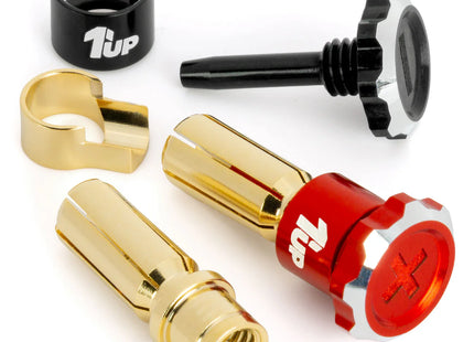 1up Racing Lockdown Adjustable Bullet Plugs (Multiple Colors Available!)